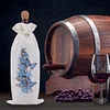 5D DIY Special Shaped Drill Diamond Painting Wine Bottle Bags Covers Kit (Flower)