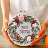Christmas Wreath-Embroidery Kit
