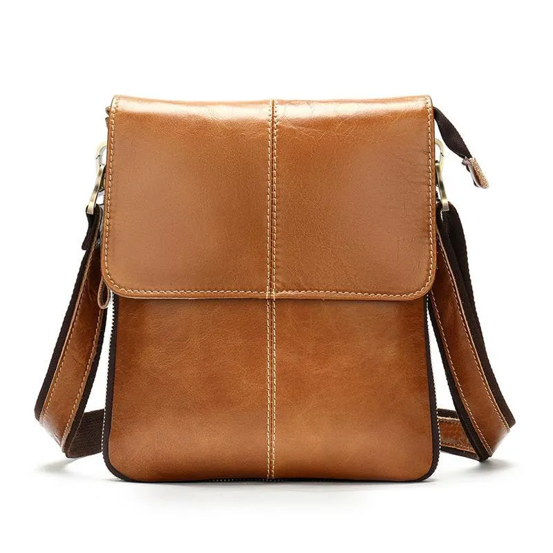 Durable Leather Stitching Crossbody Bags