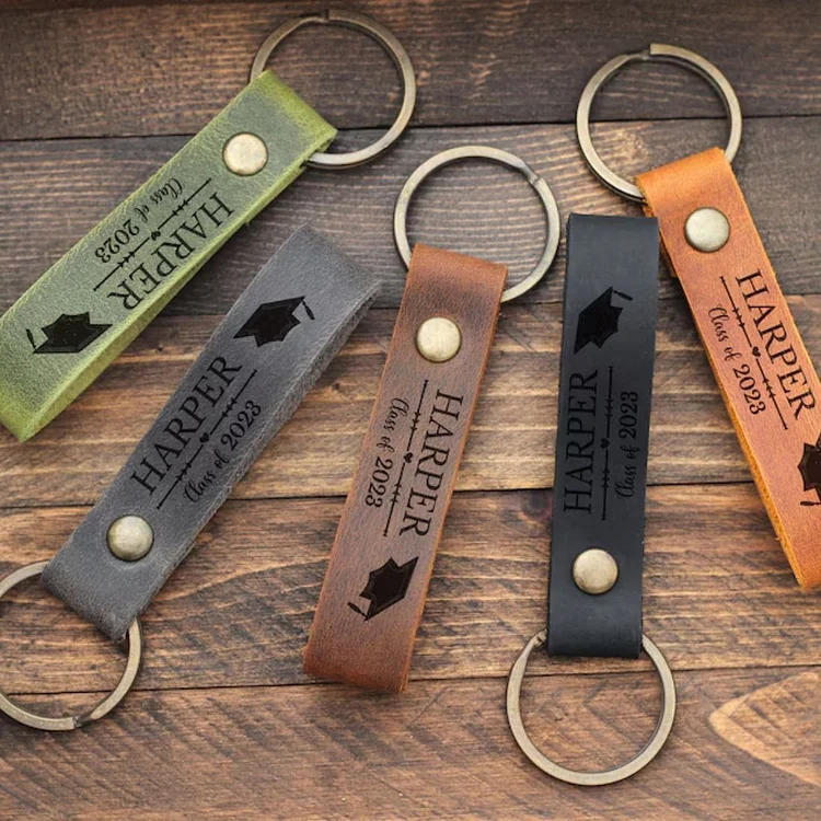 Personalized Leather Graduation Gift for Him, High School Graduation Gift for Her, Graduation Gift 2024, Grad Gift for Daughter Son