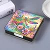 (US Local)Dragonfly Diamond Painting Memo Pad Holder Mosaic Kit for DIY Art Craft