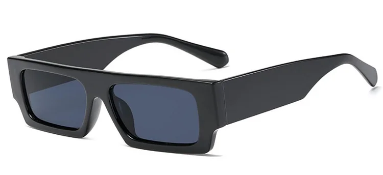 Rectangle White Sunglasses Women New Luxury Brand Vintage Square Frame Sun Glasses Men Cool Popular Hip Hop Shades UV400