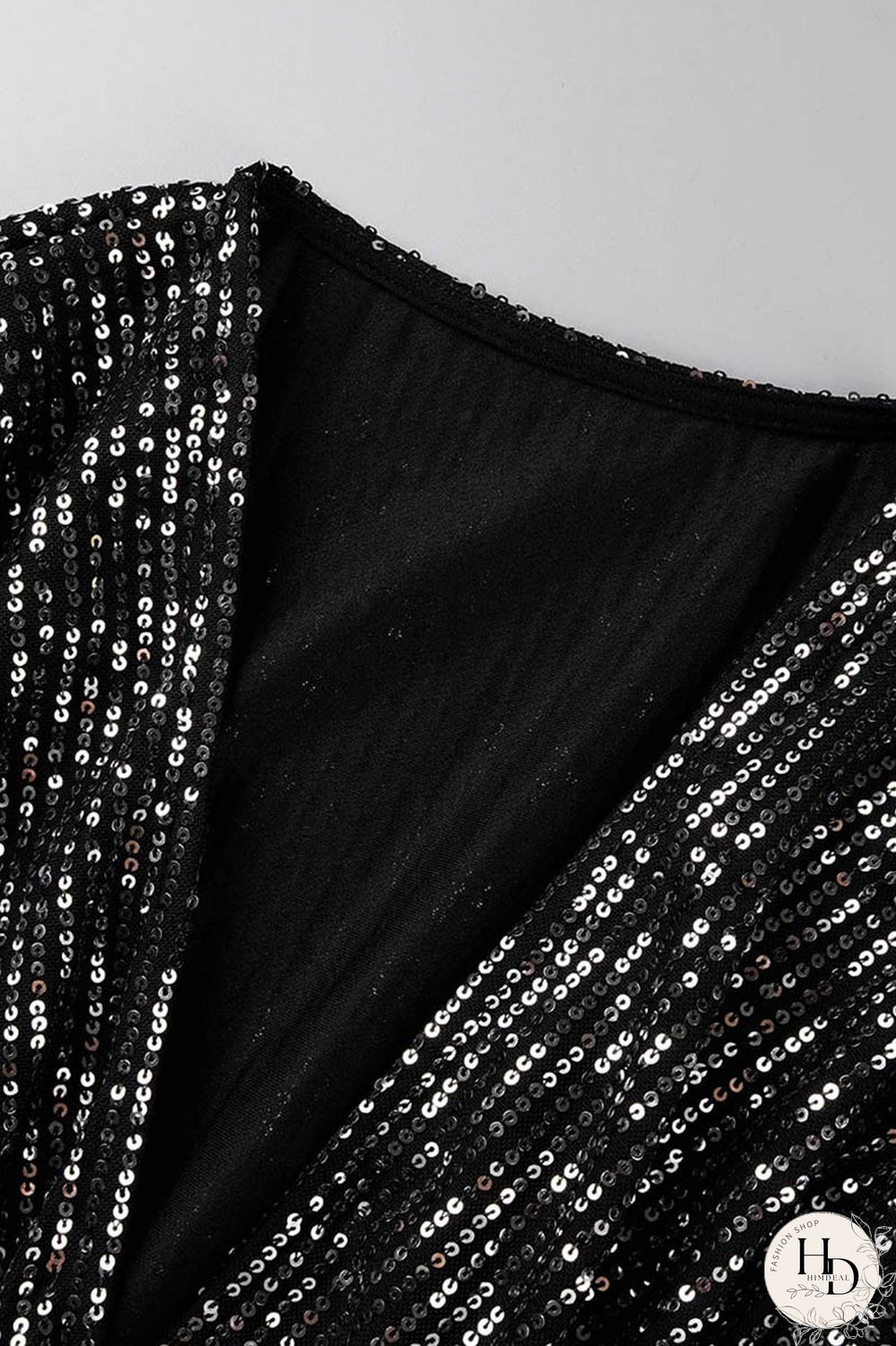 Silver White Casual Patchwork Sequins Frenulum V Neck Regular Romper