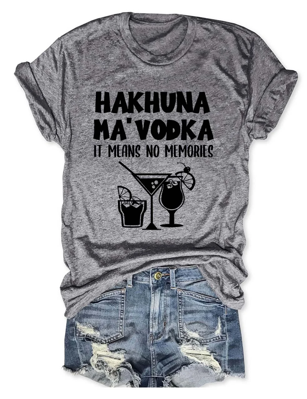 Hakhuna Ma Vodka Drinking T-Shirt