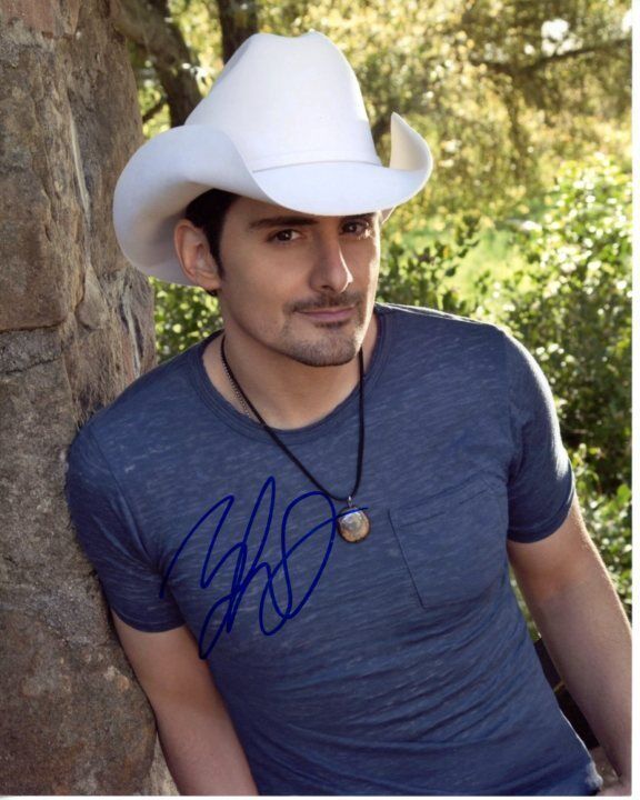 BRAD PAISLEY signed autographed 8x10 Photo Poster painting