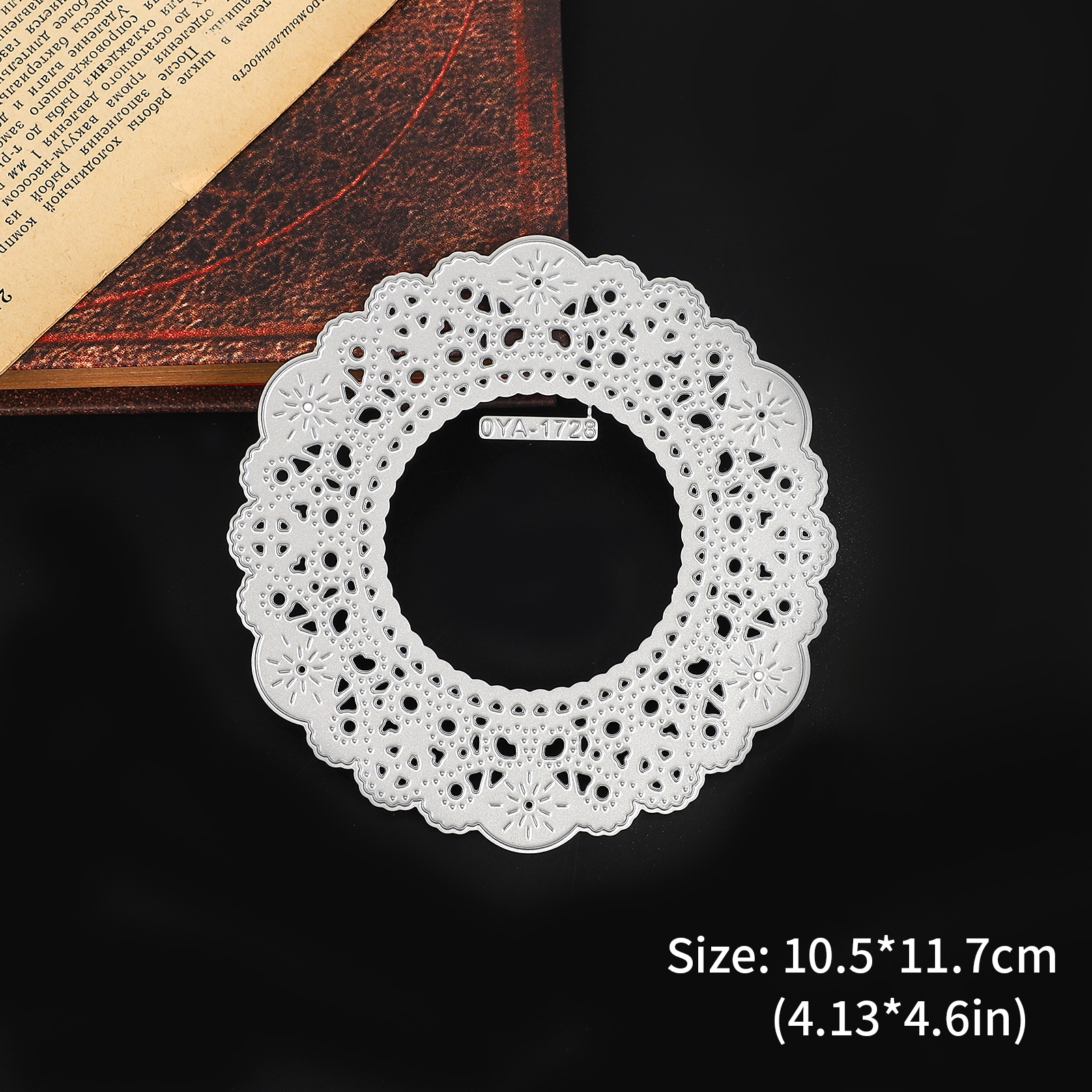 Cutting Die - Vintage Lace Hollow Window Landscape Cutting Mold Carbon Steel Template 