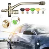 Dual Valve Snow Foam Spray Gun with Colorful Nozzle Dual Valve Foam Lance Nozzle
