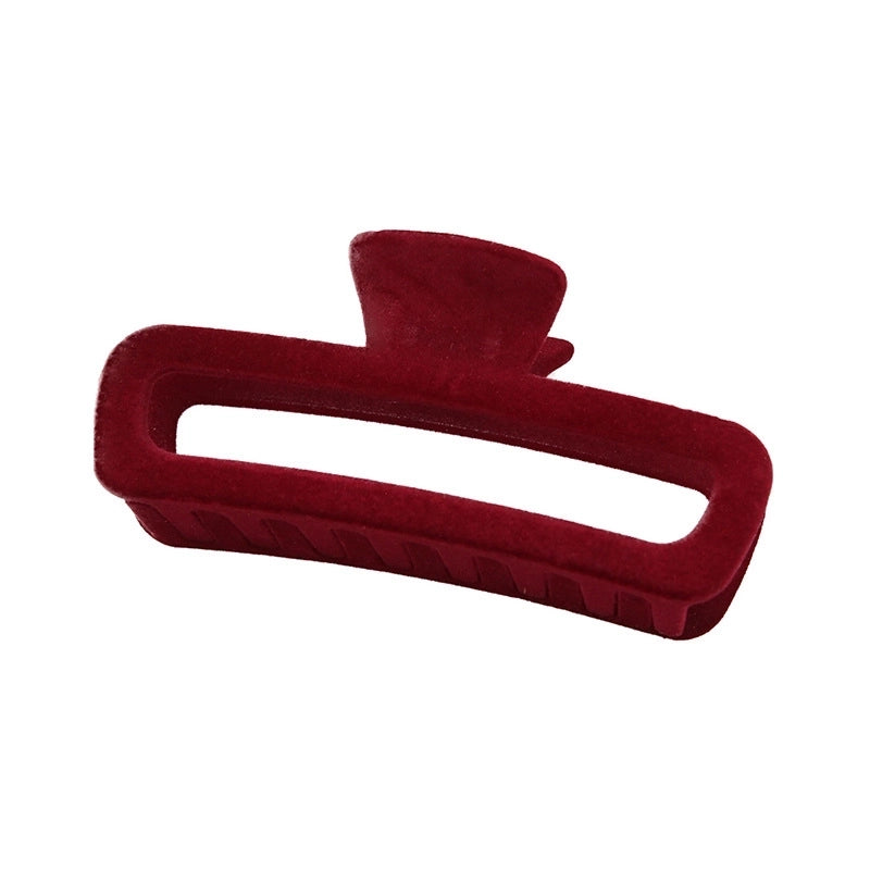 Women’s Retro Solid Color Plastic Hair Claws