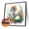 Diamond Painting -DIY Round Drill Christmas Dragon(40x40 CM)