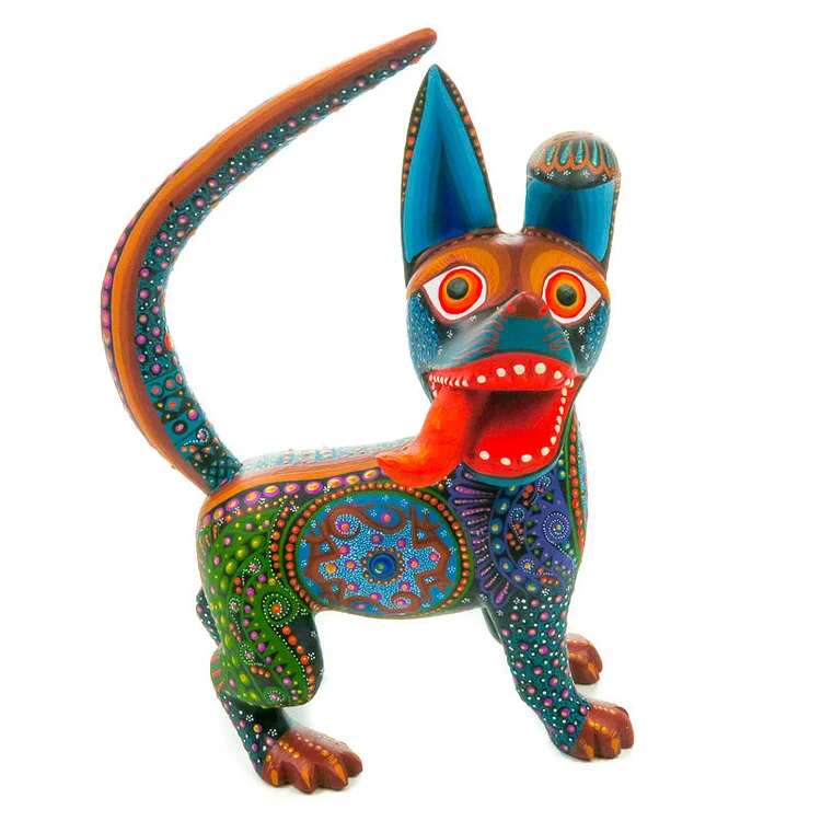 Black Dog - Oaxacan Alebrije Wood Carving