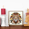 Quilling Lion - speziell geformtes Diamond Painting - 30*30cm