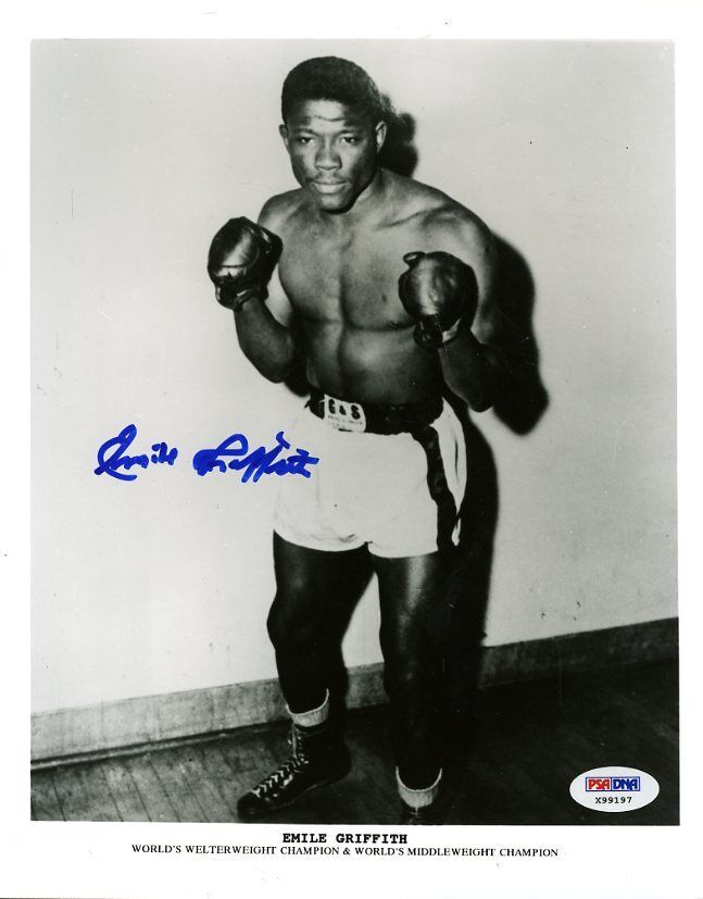 Emile Griffith Psa/dna Authenticated Signed 8x10 Photo Poster painting Autograph