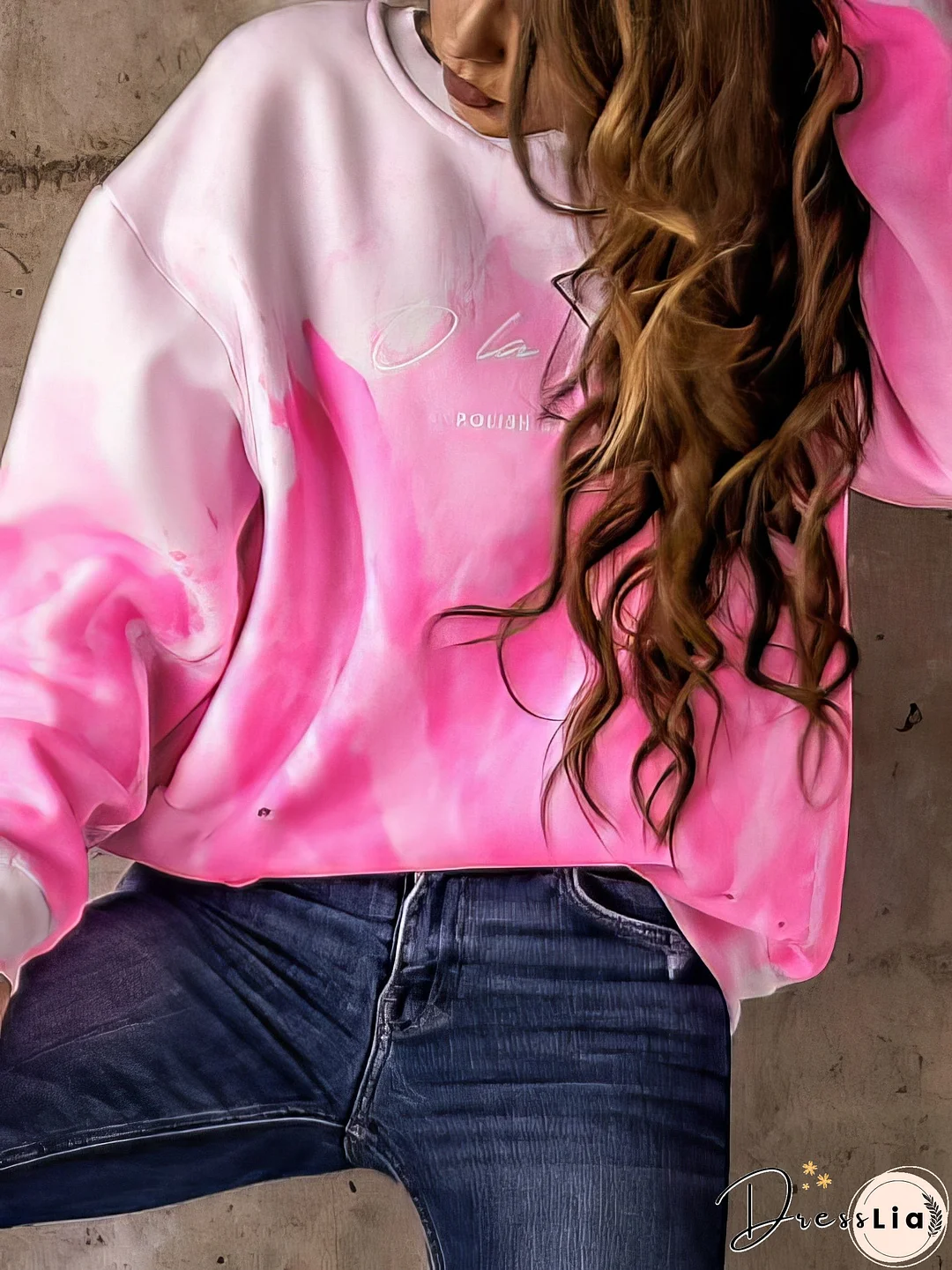 Comfortable Tie-Dye Sweatshirt