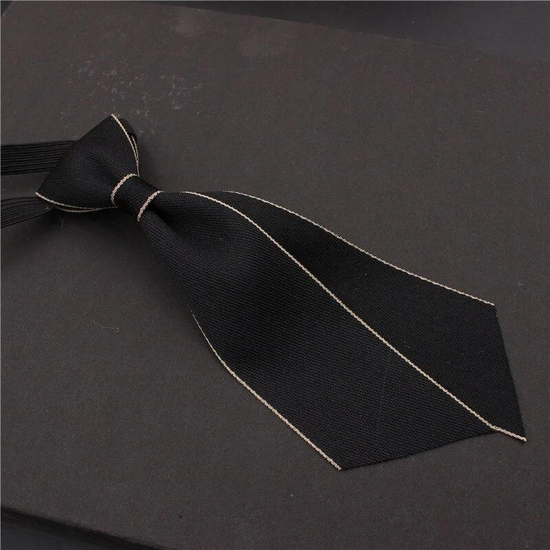 Business Tie Bow Necktie Hotel Stewardess White Collar Office Daily Jaccessories Men's and Women's Students Trendy Bowtie Gifts