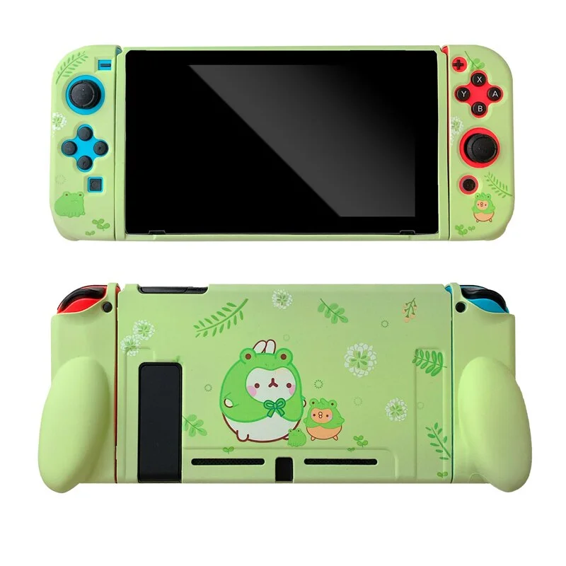 Funny Cartoon Rabbit TPU Soft Silicone Case For Nintendo Nintend Switch Protection Cover Cute Game Console Cases Accessories