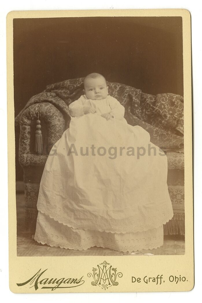 19th Century Children - Original 19th Century Cabinet Card Photo Poster painting - De Graff, OH