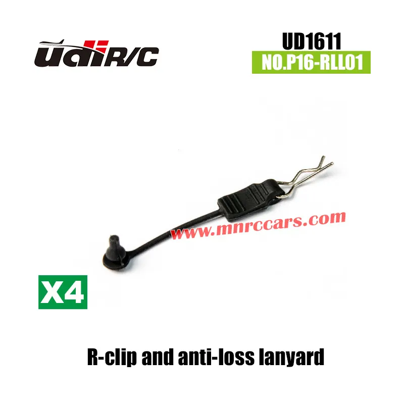 UDIRC UD1611 RC Car Parts R-clip and anti-loss lanyard P16-RLL01