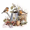 Diamond Painting-DIY Full Round Drill Snow Bird