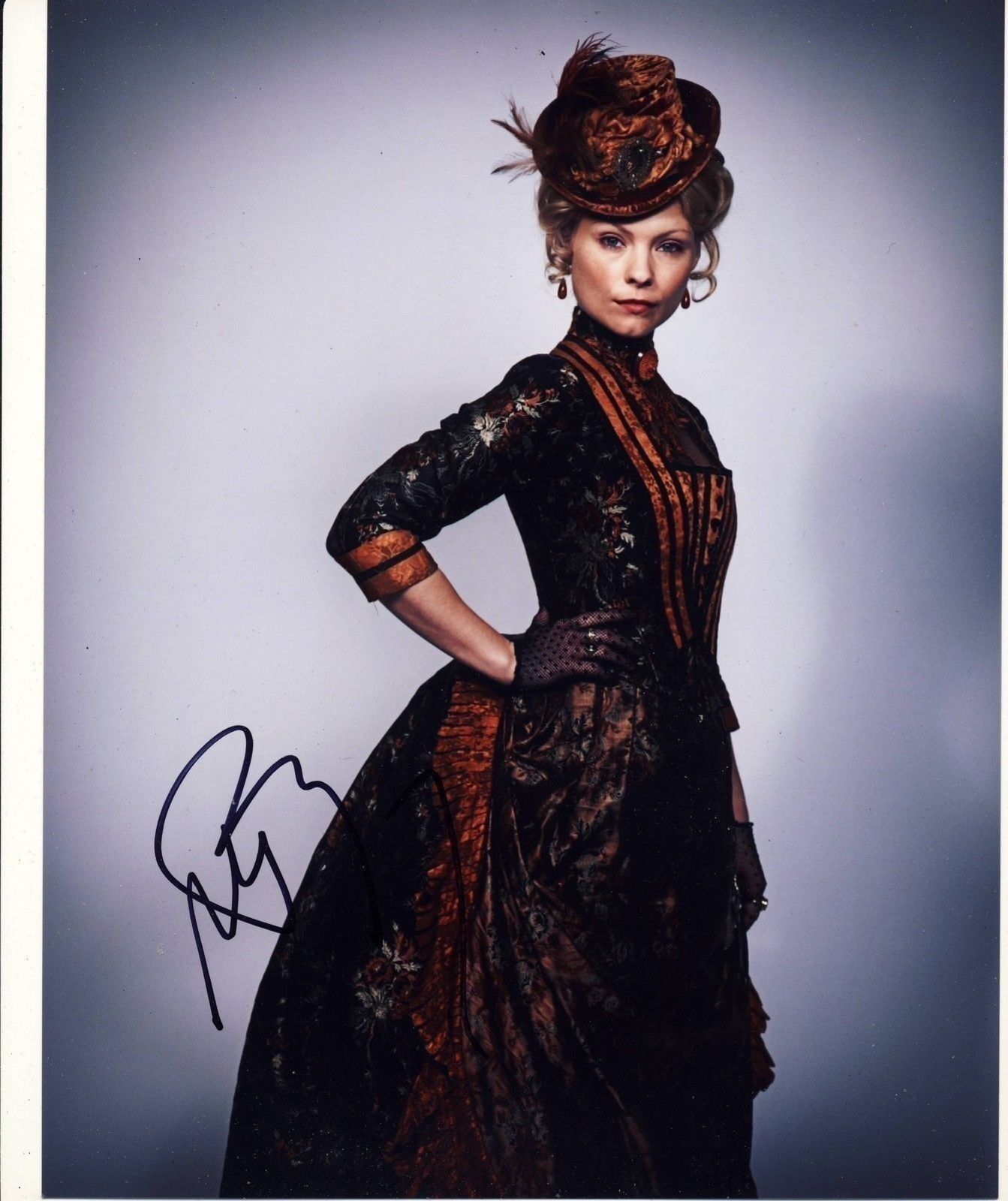 Myanna Buring Autograph RIPPER STREET Signed 10x8 Photo Poster painting AFTAL [7218]