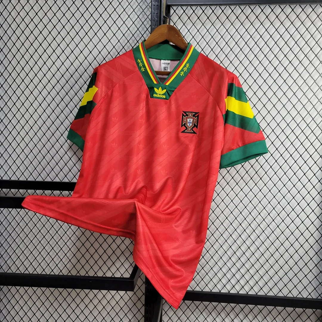 1992/1994 Retro Portugal Home Football Shirt 1:1 Thai Quality