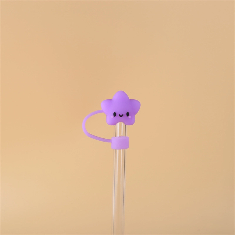 10mm Glass Straw Cap Dust Cover Stainless Steel Straw Dust Cover Dust Plug 10mm Large Diameter Milk Tea