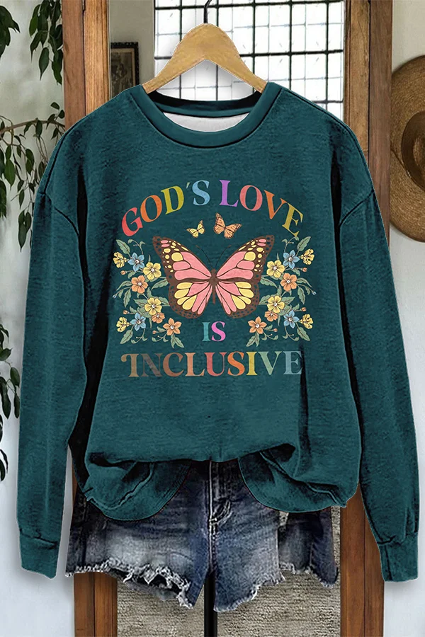 Lgbt Colorful Butterfly Sweatshirt