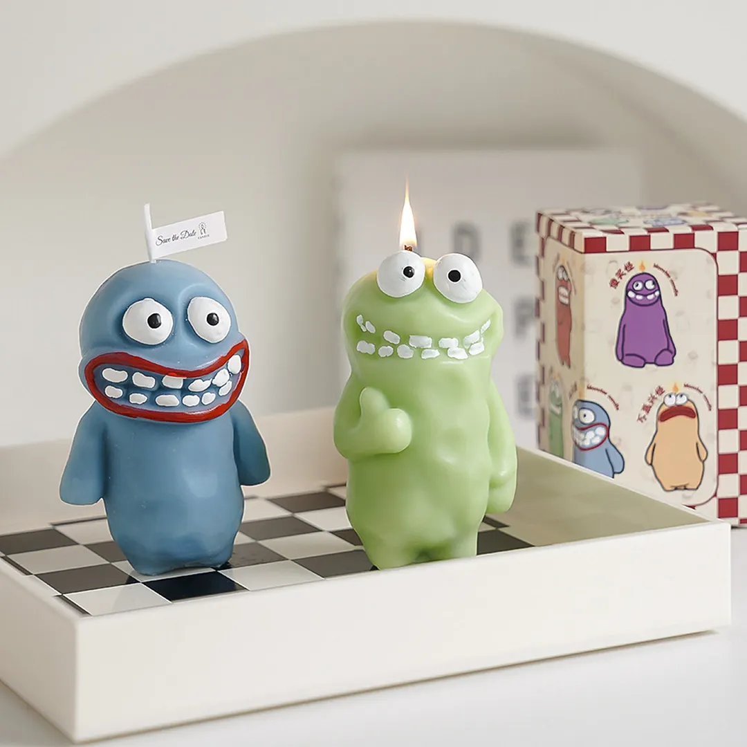 Cute Mud Monster Scented Candle