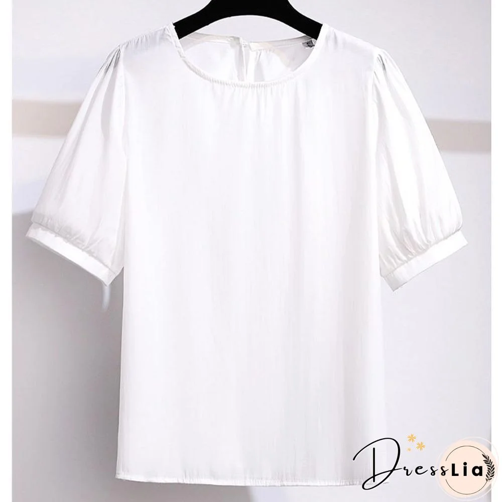 Round Collar Tee+Cami Dress P14411