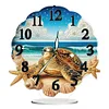 Tortue de mer acrylique - horloge artisanale 5d bricolage