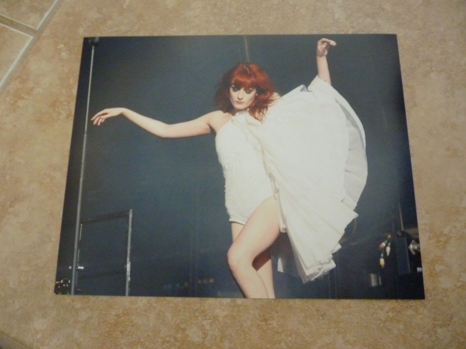 Florence Welch + the Machine Singer Artist Color 8x10 Photo Poster painting