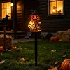 Halloween Yard Decor Solar Stake Light Outdoor Warm LED Garden Light