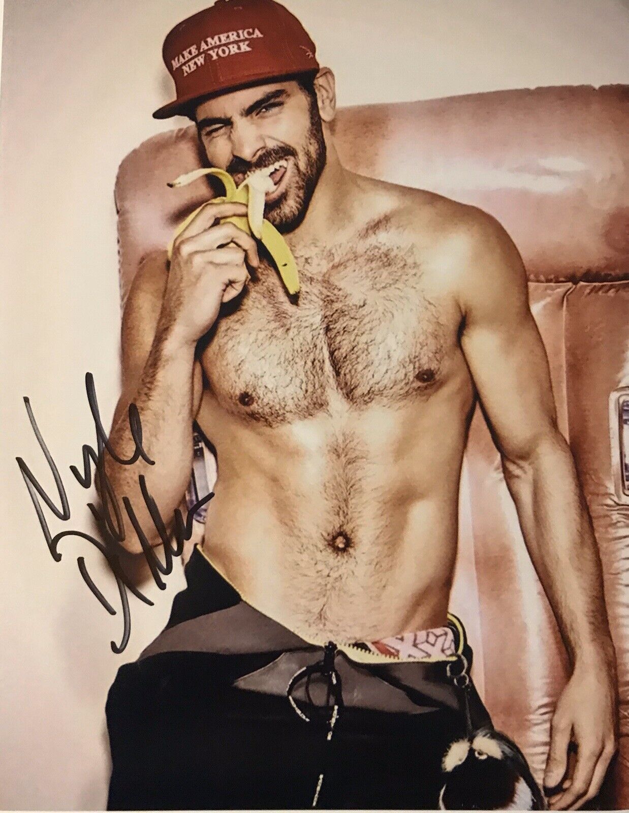 Nyle DiMarco signed Autographed 8x10 Photo Poster painting Sexy Male Model Shirtless