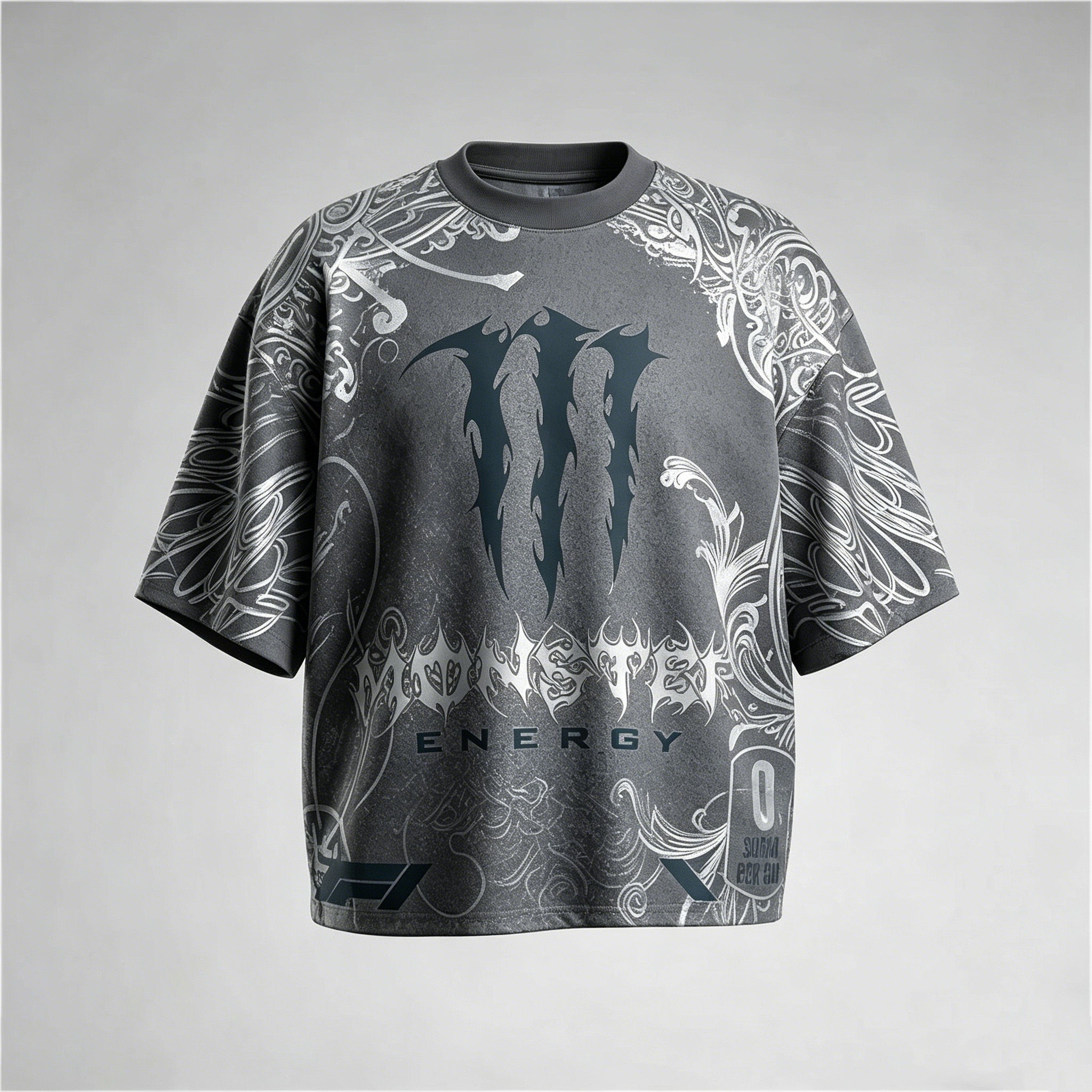 "Monster" silver t-shirt