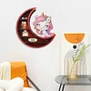 Einhorn Mond Design Wandregal - 5d DIY Handwerk Dekoration