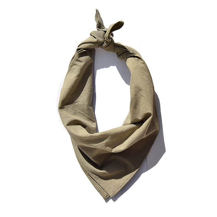 American Retro Hand-dyed Cotton Square Towel