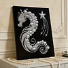 (30x40cm)Dragon DIY Pearl Painting Framed Grape Handmade Pearl Material Art Kit Living Room Decor
