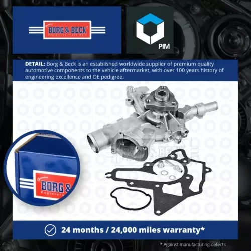 Water Pump fits VAUXHALL MERIVA A 1.4 04 to 10 Z14XEP Coolant B&B 024469102 New Parts