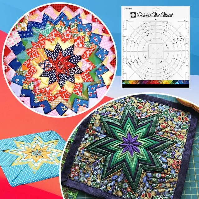 Folded Star Guide Stencil