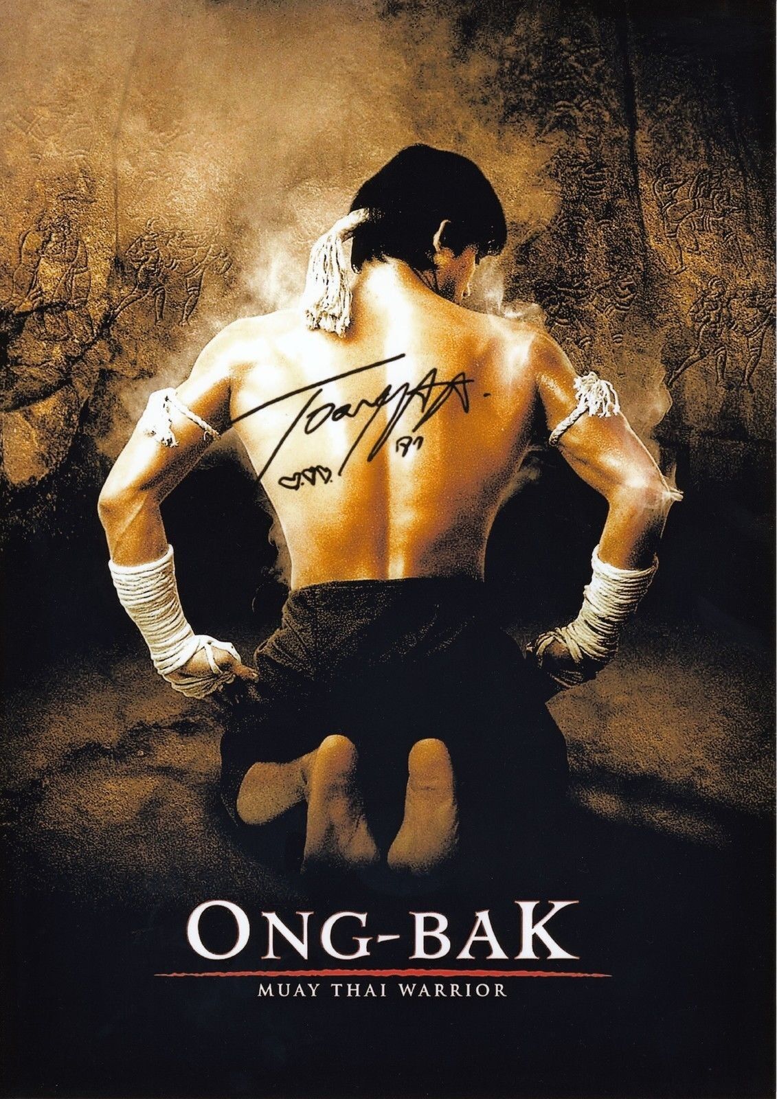 TONY JAA - ONG-BAK AUTOGRAPH SIGNED PP Photo Poster painting POSTER