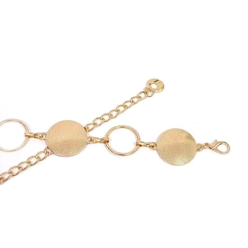 Classic Style Solid Color Alloy Women's Chain Belts