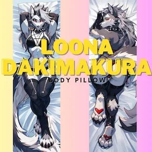 pornhint Pornhint loona body pillow, mature body pillow design, nsfw dakimakura, Dakimakura, Furry Dakimakura, Furry Body Pillow, loona dakimakura, furry