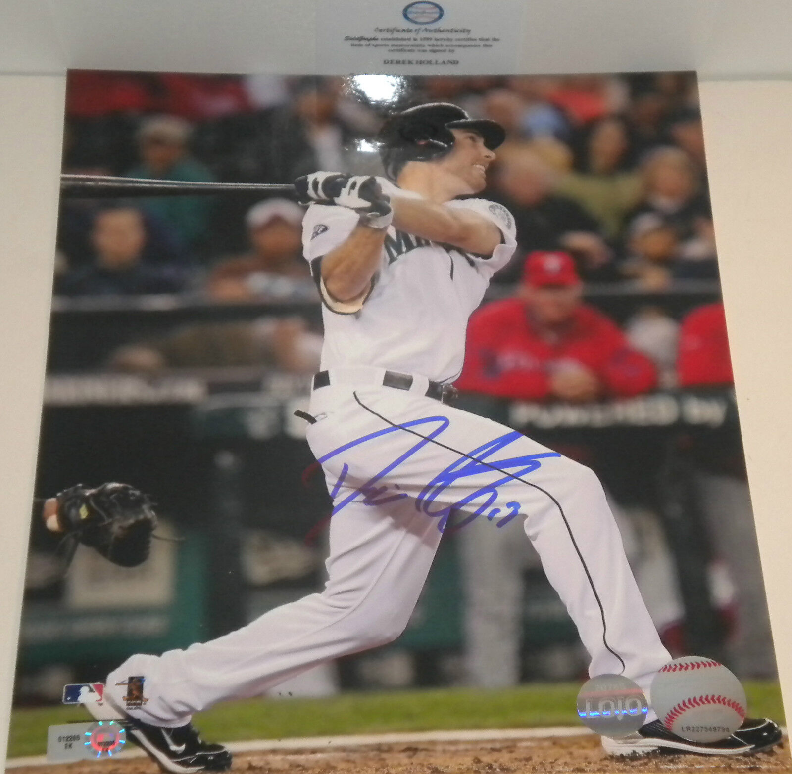 Dustin Ackley Seattle Mariners Autographed Signed 8x10 Picture MLB HOLOGRAM