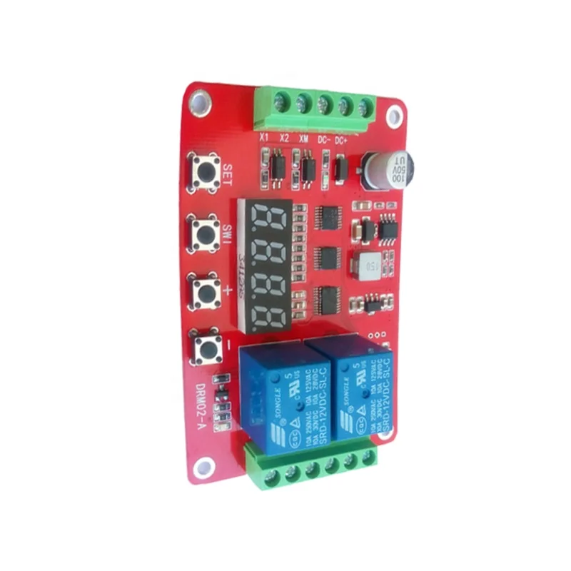 DC12V24V36V Multifunction Timer Relay Digital Relay Switch High Low Level Trigger Self-lock Cycle Timing Delay Relay