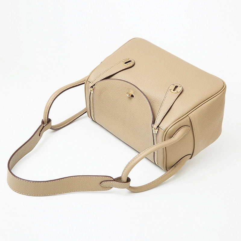 New Top Layer TOGO Cowhide Original Single Lindi Bag Genuine Leather Shoulder Portable Fashionable Simple Crossbody Women’s Bag