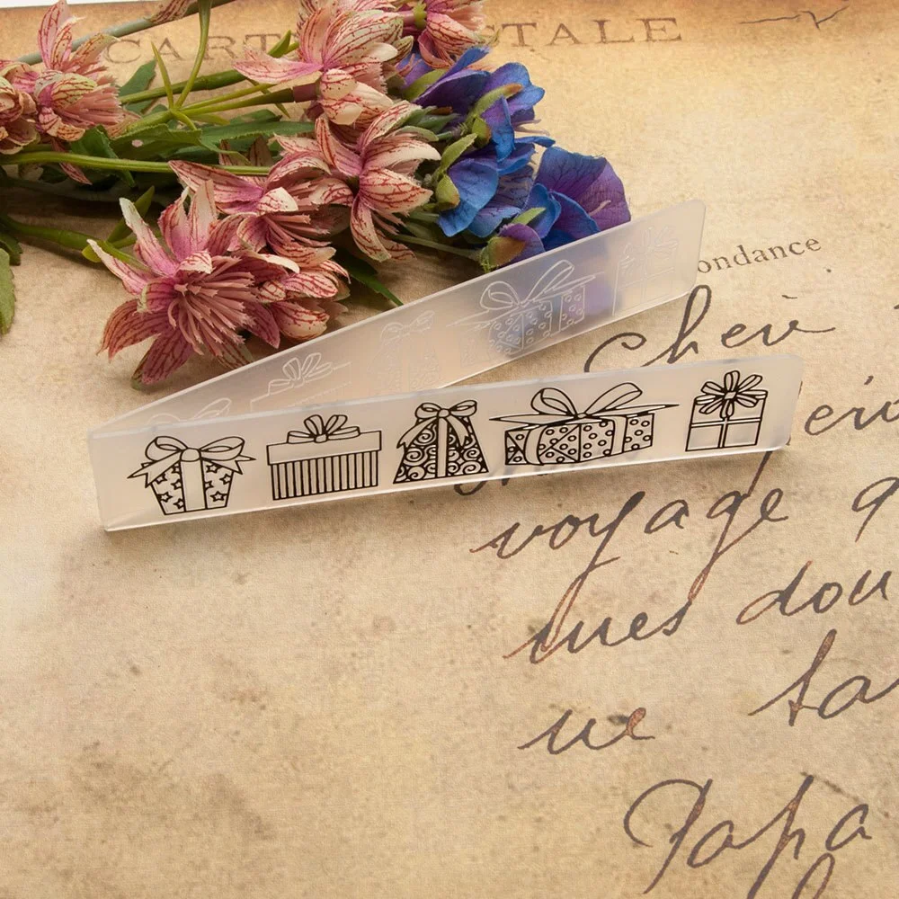 box  Honeycomb geometric Plastic Embossing Folder For Scrapbook DIY Album Card Tool Plastic Template