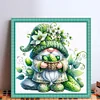 Cucumber Gnome - 11CT Stamped Cross Stitch - 45*45cm
