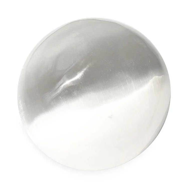 3.85” Selenite White Spheres Ball