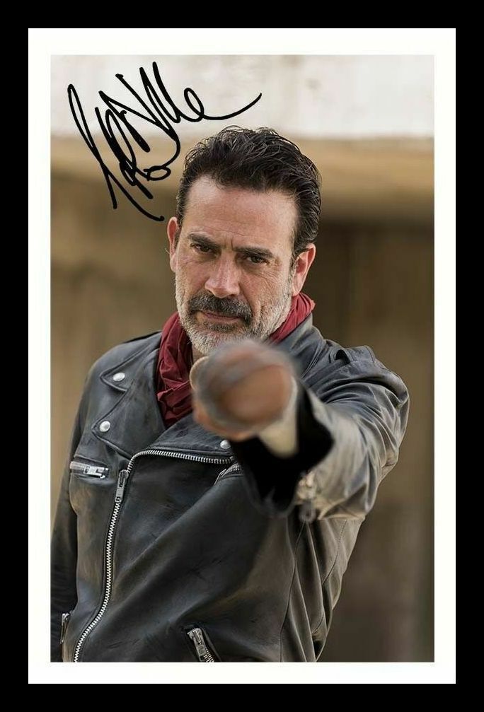 Jeffrey Dean Morgan - The Walking Dead Autograph Signed & Framed Photo Poster painting 2