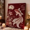 DIY Pearl Painting Art Kit, Oil Painting Style Beads Canvas With Frame 40*50cm