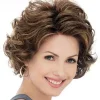 Short Curly Hair Split Headgear Wig